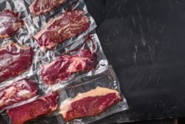 Vacuum Sealed Meat in the Freezer
