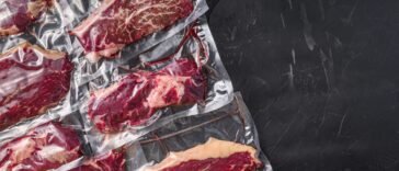 Vacuum Sealed Meat in the Freezer
